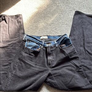 Abercrombie & Fitch Black Relaxed Jeans